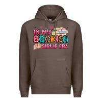 Coffee in my bookish girlie era Premium Hoodie - Artiststas