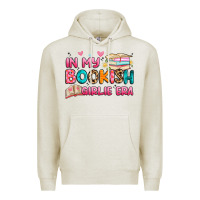 Oatmeal Heather in my bookish girlie era Premium Hoodie - Artiststas