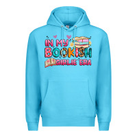 Ocean Blue in my bookish girlie era Premium Hoodie - Artiststas