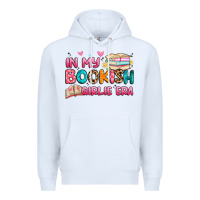 White in my bookish girlie era Premium Hoodie - Artiststas