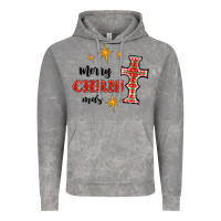Cloud Rock merry christmas cross Vintage Hoodie - RanaPortraitStore