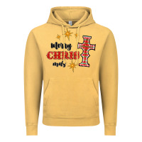 Vintage Mustard merry christmas cross Vintage Hoodie - RanaPortraitStore