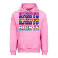Fuchsia Pink Rights rights rights Urban Hoodie - NancyCooperArtShop