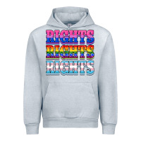 Heather Grey Rights rights rights Urban Hoodie - NancyCooperArtShop