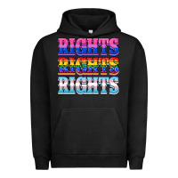 Pigment Black Rights rights rights Urban Hoodie - NancyCooperArtShop