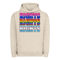 Pigment French Oak Rights rights rights Urban Hoodie - NancyCooperArtShop