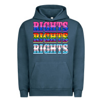 Pigment Midnight Navy Rights rights rights Urban Hoodie - NancyCooperArtShop