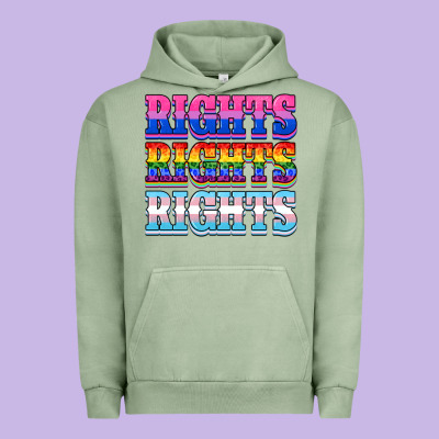Rights Rights Rights Urban Hoodie Designed By Nancycooperartshop