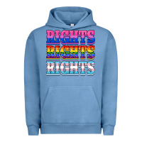 Pigment Pebble Blue Rights rights rights Urban Hoodie - NancyCooperArtShop