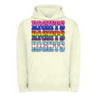 Pigment Pistachio Rights rights rights Urban Hoodie - NancyCooperArtShop