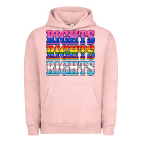 Pigment Salmon Rights rights rights Urban Hoodie - NancyCooperArtShop