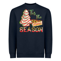 Navy tis the season Heavyweight Sweatshirt - FaDigitalArtStudio