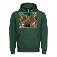 Sports Green turquoises gemstones cowhide highlands cow Zipper Hoodie - BarkalooDesign