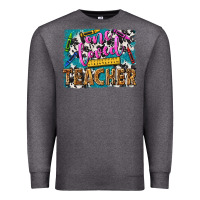 Charcoal Heather one loved teacher Premium Sweatshirt - NancyCooperArtShop