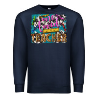 Navy one loved teacher Premium Sweatshirt - NancyCooperArtShop