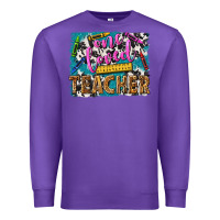 Purple one loved teacher Premium Sweatshirt - NancyCooperArtShop