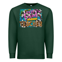 Sports Green one loved teacher Premium Sweatshirt - NancyCooperArtShop