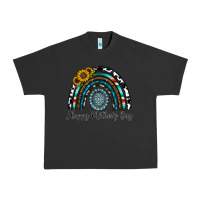 Pigment Black happy mother's day rainbow Urban Heavy Tee - CowhideDigitalArt