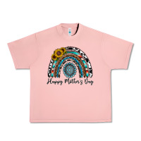 Salmon happy mother's day rainbow Urban Heavy Tee - CowhideDigitalArt
