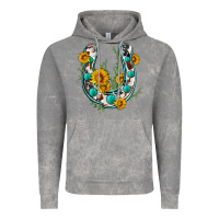 Cloud Rock cowhide sunflower horseshoe Vintage Hoodie - Zillion Design Studio