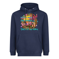Navy heres your one chance fancy Heavyweight Hoodie - NancyCooperArtShop