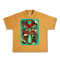 Peanut Butter cross faith background Urban Heavy Tee - BarkalooDesign