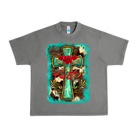 Tornado cross faith background Urban Heavy Tee - BarkalooDesign