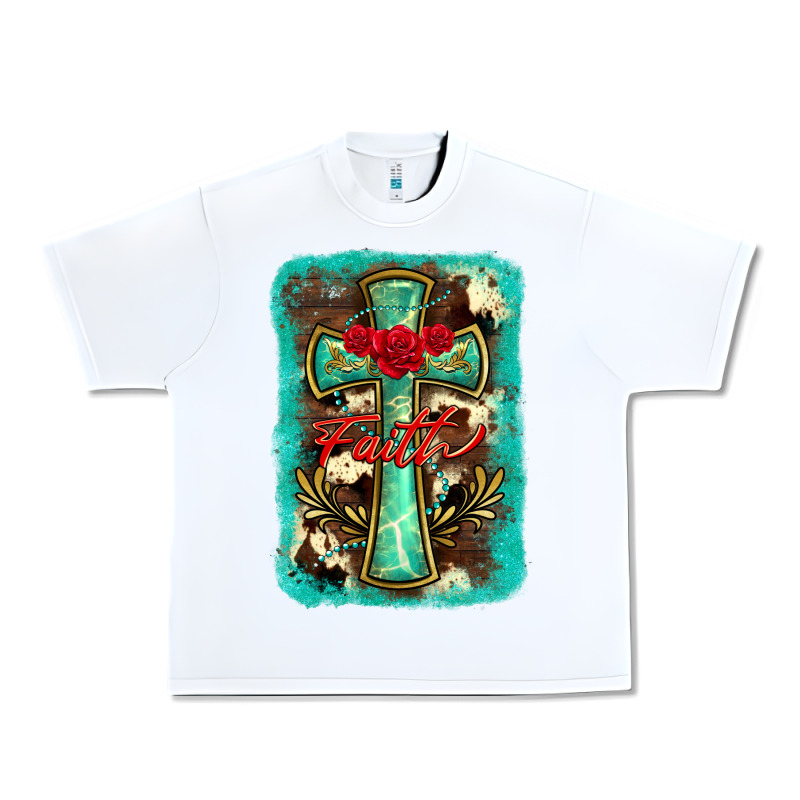 Cross Faith Background Urban Heavy Tee by BarkalooDesign | Teevron