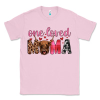 Bubblegum Pink highland cow one loved mama Classic Tee - JahusDesignShop