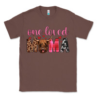 Chestnut highland cow one loved mama Classic Tee - JahusDesignShop