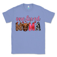 Colony Blue highland cow one loved mama Classic Tee - JahusDesignShop