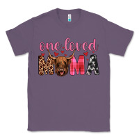 Lavender highland cow one loved mama Classic Tee - JahusDesignShop