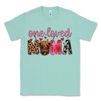 Seafoam highland cow one loved mama Classic Tee - JahusDesignShop