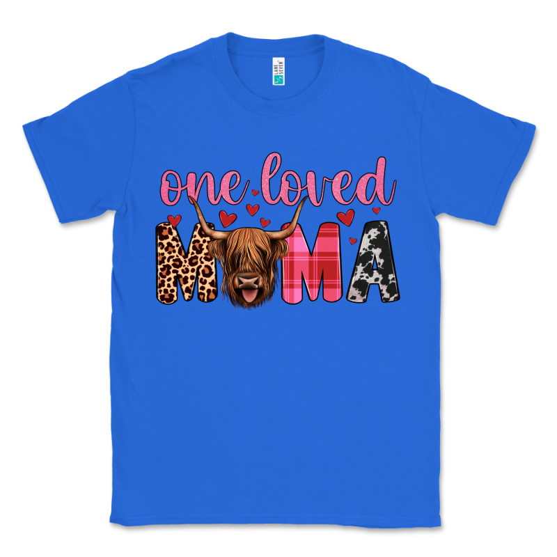 Highland Cow One Loved Mama Classic Tee by JahusDesignShop | Teevron
