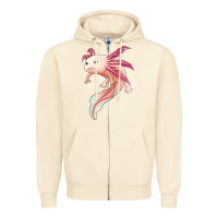 Sandshell axolotl Zipper Hoodie - Jasminsmagicworld