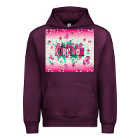 Mauve Wine I am a survivor Urban Hoodie - NancyCooperArtShop
