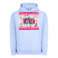 Pigment Grape Ice I am a survivor Urban Hoodie - NancyCooperArtShop