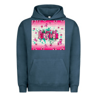Pigment Midnight Navy I am a survivor Urban Hoodie - NancyCooperArtShop