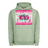 Pigment Oil Green I am a survivor Urban Hoodie - NancyCooperArtShop