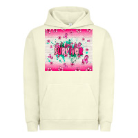 Pigment Pistachio I am a survivor Urban Hoodie - NancyCooperArtShop