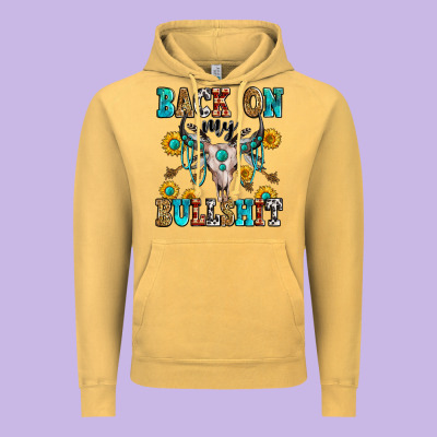 Back On My Bullshit Vintage Hoodie Designed By Zillion Design Studio