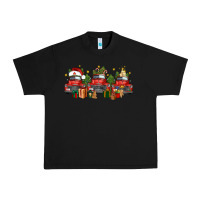 Black christmas trucks Urban Heavy Tee - FaDigitalArtStudio