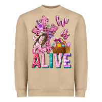 He Is Alive Easter Heavyweight Sweatshirt | Teevron