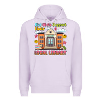 Lilac hot girls support their local library Premium Hoodie - Artiststas