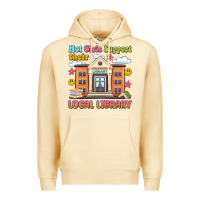 Pina Colada hot girls support their local library Premium Hoodie - Artiststas