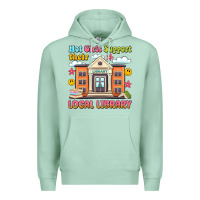 Seafoam hot girls support their local library Premium Hoodie - Artiststas