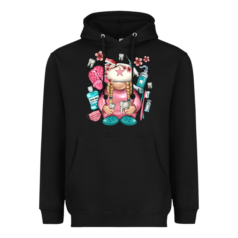 Dentist Gnome Heavyweight Hoodie by NancyCooperArtShop | Teevron