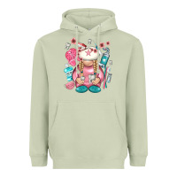 Matcha dentist gnome Heavyweight Hoodie - NancyCooperArtShop
