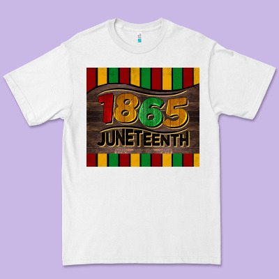 1865 Juneteenth Tumbler Premium Tee Designed By Barkaloodesign