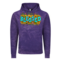 Cloud Purple western blessed Vintage Hoodie - Zillion Design Studio